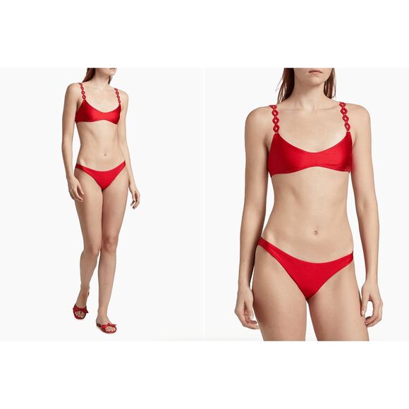 Zimmermann Everley Diamond Trim Bikini SIZE AU3/US10 $260 - Picture 1 of 11